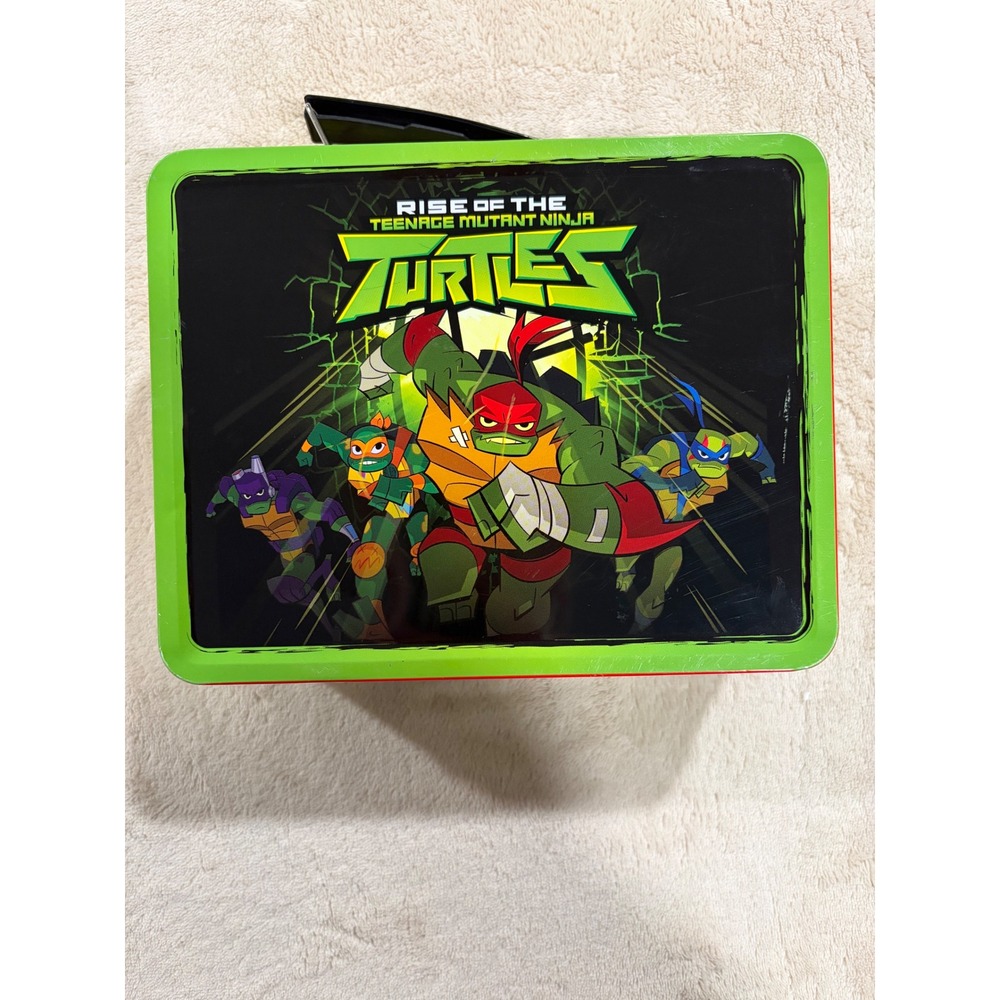 Nickelodeon TMNT Lunch Box Green Good Rise of the Teenage Mutant Ninja Turtles